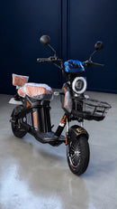 Scooter Elétrica 800W com Banco Duplo e Autonomia de até 60 km - Preta