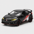 Miniatura Honda Civic Type R 1:32 – Portas, Capô e Porta-Malas Abríveis