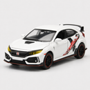 Miniatura Honda Civic Type R 1:32 – Portas, Capô e Porta-Malas Abríveis