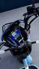 Scooter Elétrica 800W com Banco Duplo e Autonomia de até 60 km - Azul