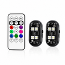 Kit Luz Ambiente RGB Automotiva com Controle Remoto
