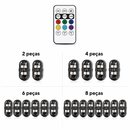 Kit Luz Ambiente RGB Automotiva com Controle Remoto