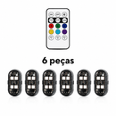 Kit Luz Ambiente RGB Automotiva com Controle Remoto