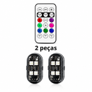 Kit Luz Ambiente RGB Automotiva com Controle Remoto