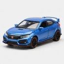 Miniatura Honda Civic Type R 1:32 – Portas, Capô e Porta-Malas Abríveis