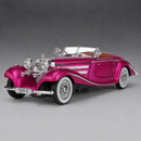 Miniatura Mercedes-Benz 500K 1936 Conversível 1:24 em Metal