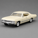 Miniatura Chevrolet Impala 1967 Kinsmart 1:43 em Metal – Portas Abríveis