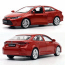 Miniatura Toyota Corolla 1:43 em Metal – Portas Abríveis